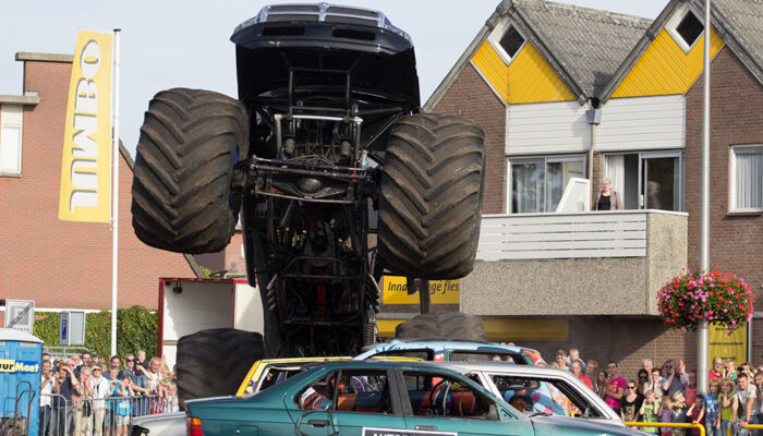 Monstertruck evenement in Haaksbergen.