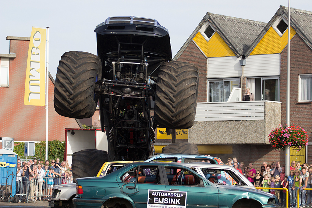 Monstertruck evenement in Haaksbergen.