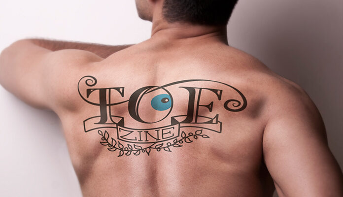 Tattoo met het woord ToeZine