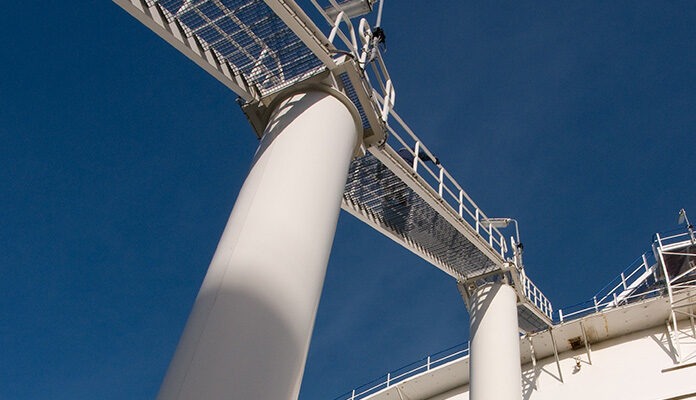 Deel van een industrieterrein