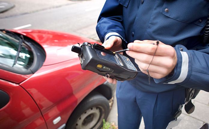 Boa met portofoon in de hand