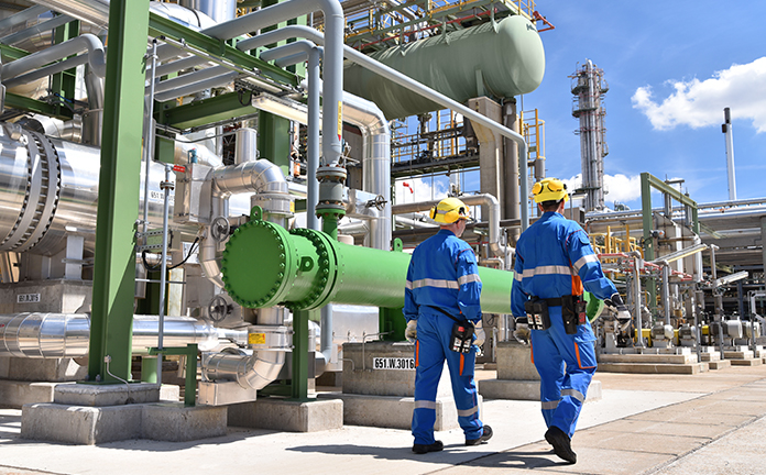 Afbeelding van werkplaats chemische industrie