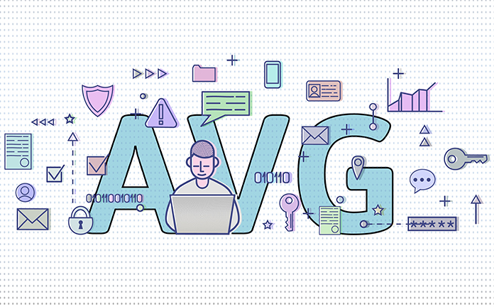 Illustratie over AVG