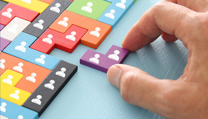 Puzzel met poppetjes