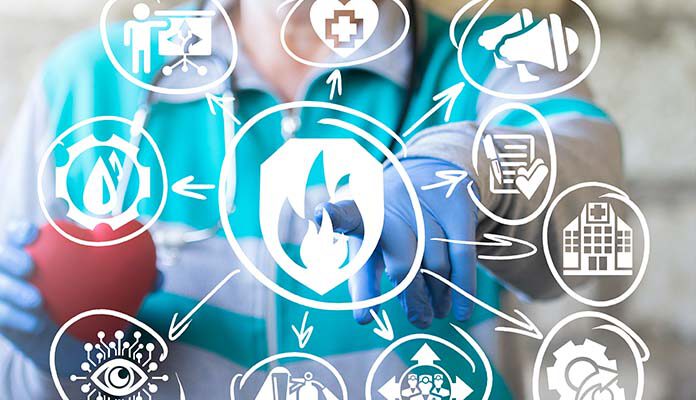 Iconen die met brand te maken hebben