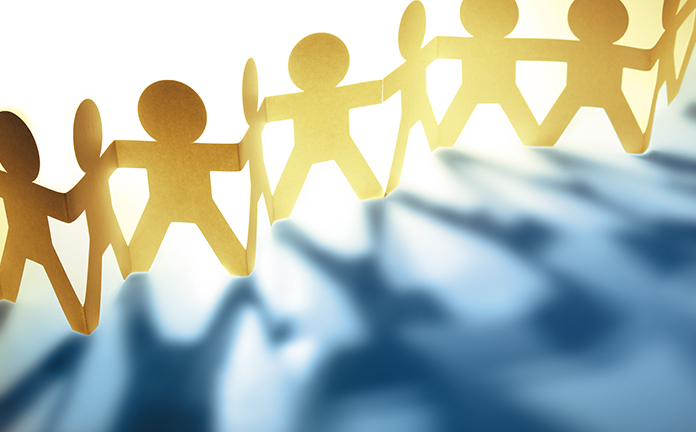 Slinger van poppetjes