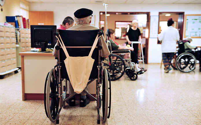 Ouderen in een verzorgingstehuis