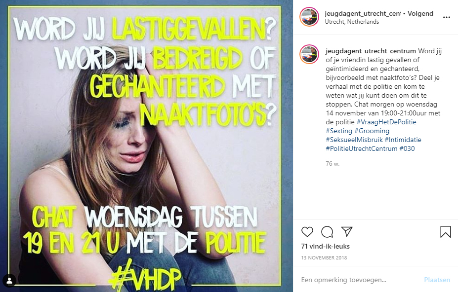 Wijkagent Hop post regelmatig oproepjes