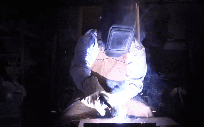 Gifje van een metaalwerker