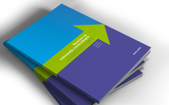 Omslag met tekst Reacties op onbestrafte overtredingen.