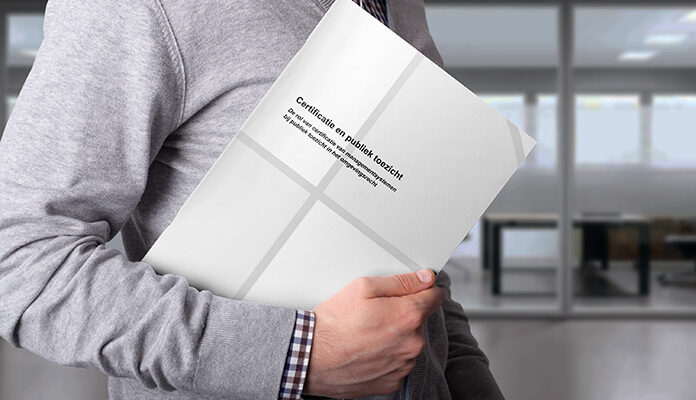Omslag met tekst Certificatie en publiek toezicht