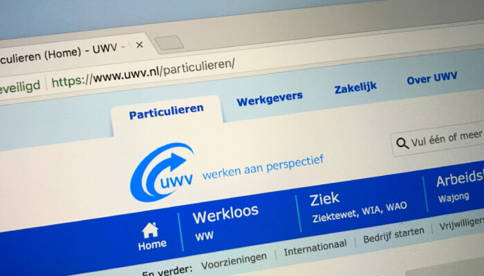 Website UWV