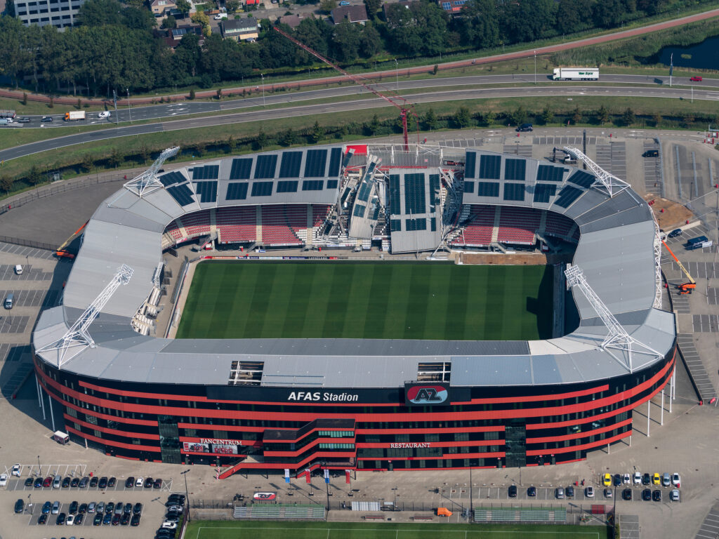 Ingestort stadion van AZ