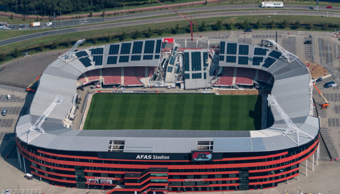 Ingestort stadion van AZ