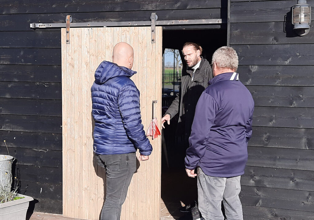 Afbeelding van trainingsmoment met acteur