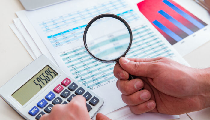 Foto met jaarrekeningen