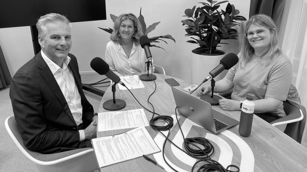 Opnames podcast met Hanzo van Beusekom, Mirjam Prinsen en Carolien Lindeman