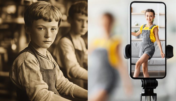 Kinderarbeid vroeger vs nu