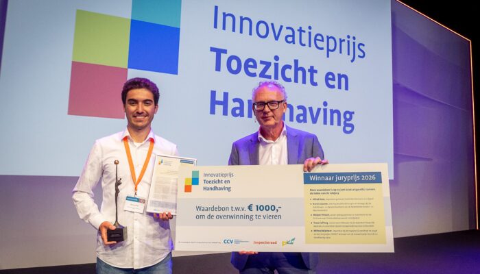 Winnaar Innovatieprijs Toezicht en Handhaving 2026
